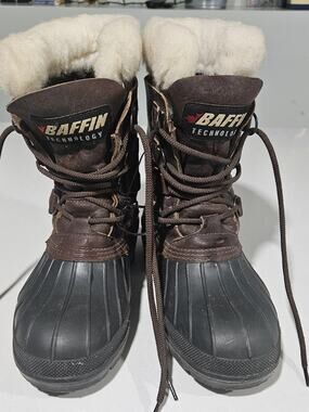 Women's Baffin Leather Waterproof Boots with Wool Liners